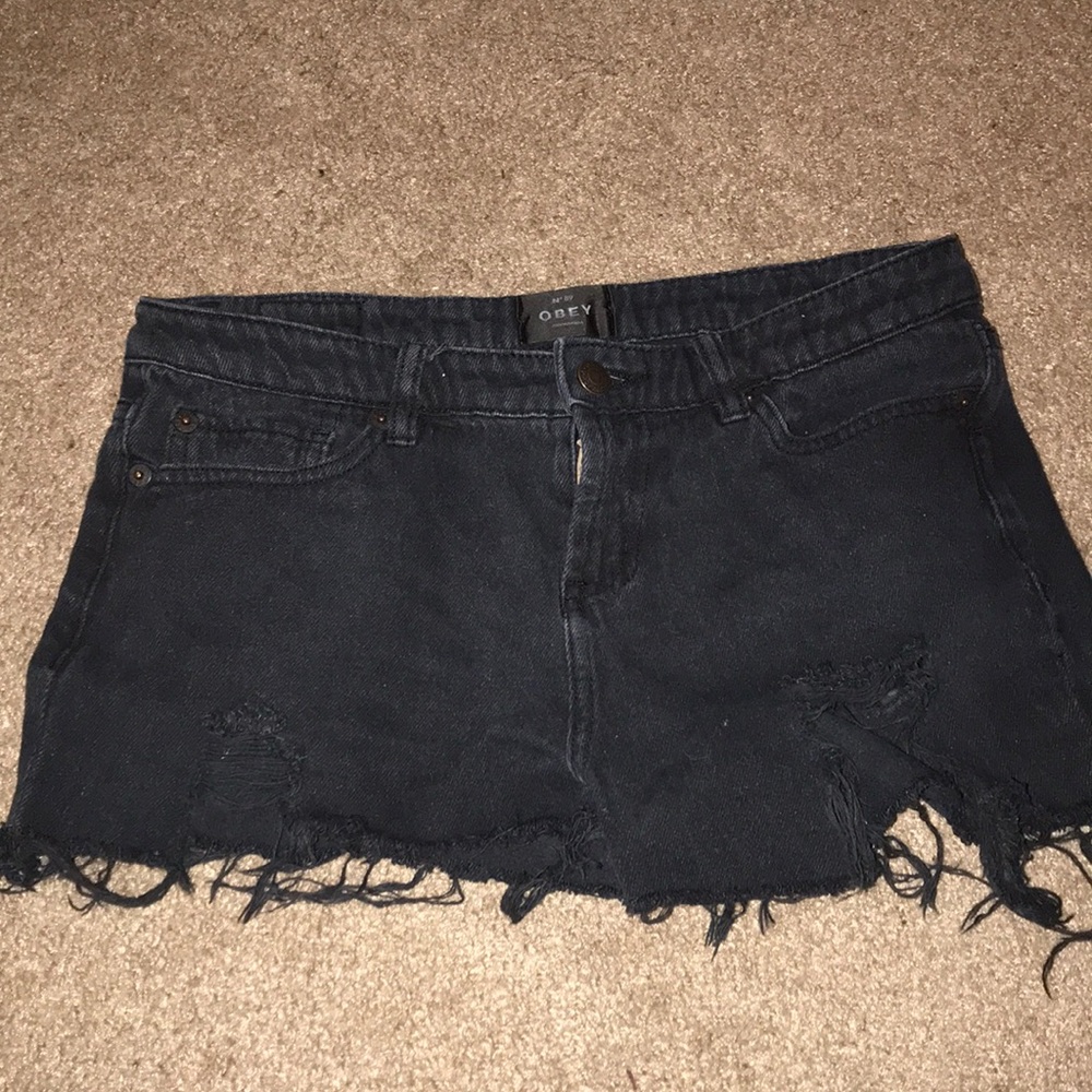 Obey jean shorts